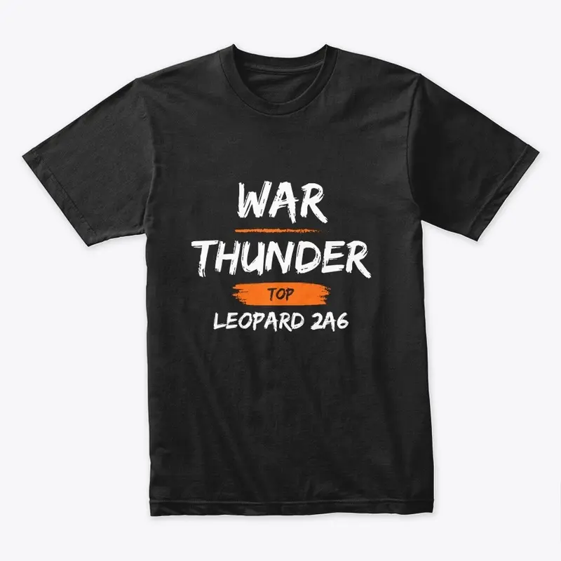 War Thunder leopard 2A6 T-shirt design